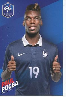Paul Pogba   Frankreich  Fußball Autogrammkarte 