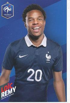 Loic Remy   Frankreich  Fußball Autogrammkarte 