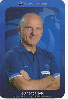 Guy Stephan  Frankreich  Fußball Autogrammkarte 
