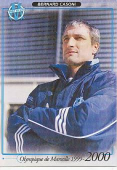 Bernard Casoni   Olympique Marseille  Fußball Autogrammkarte Druck signiert 