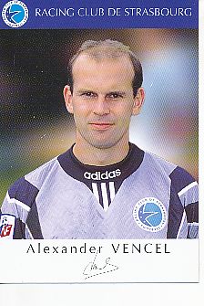 Alexander Vencel  Racing Club Straßburg  Fußball Autogrammkarte 