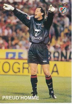 Michel Preud`Homme   Benfica Lissabon  Fußball Autogrammkarte 
