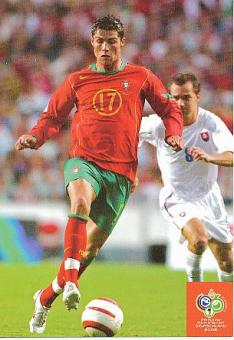 Cristiano Ronaldo  Portugal  Fußball Autogrammkarte 