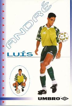 André Luiz Moreira   Brasilien  Fußball Autogrammkarte 
