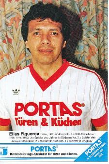 Elias Figueroa  WM 1974 Chile  Portas  Fußball Autogrammkarte 