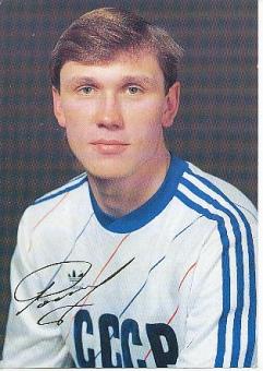 Sergei Rodionov  Rußland   Fußball Autogrammkarte Druck signiert 