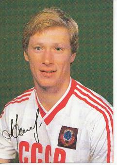 Alexei Michailitschenko  Rußland   Fußball Autogrammkarte Druck signiert 