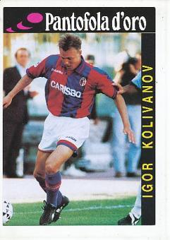 Igor Kolivanov  Rußland  FC Bologna Fußball Autogrammkarte 