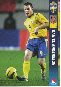 Daniel Andersson   Schweden Fußball Autogrammkarte 