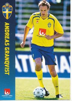 Andreas Granqvist  Schweden Fußball Autogrammkarte 