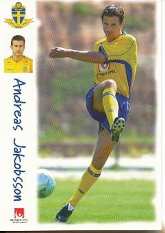 Andreas Jakobsson  Schweden Fußball Autogrammkarte 