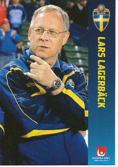 Lars Lagerbäck   Schweden Fußball Autogrammkarte 