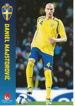 Daniel Majstorovic   Schweden Fußball Autogrammkarte 