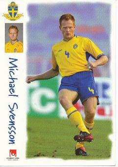 Michael Svensson  Schweden Fußball Autogrammkarte 