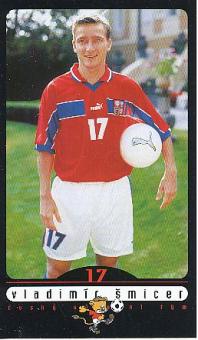 Vladimir Smicer  Tschechien  Fußball Autogrammkarte 