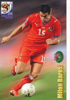Milan Baros  Tschechien  Fußball Autogrammkarte 