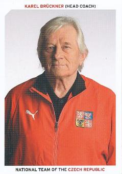 Karel Brückner  Tschechien  Fußball Autogrammkarte 