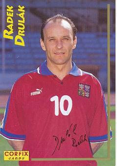 Radek Drulak  Tschechien  Fußball Autogrammkarte Druck signiert 