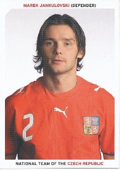 Marek Jankulovski  Tschechien  Fußball Autogrammkarte 