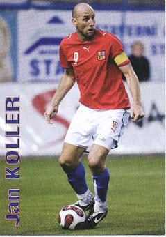 Jan Koller  Tschechien  Fußball Autogrammkarte 