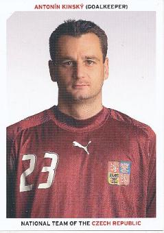 Antonin Kinsky  Tschechien  Fußball Autogrammkarte 