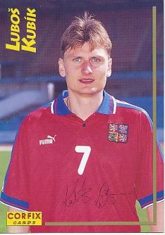 Lubos Kubik  Tschechien  Fußball Autogrammkarte Druck signiert 