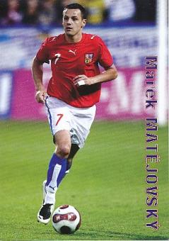 Marek Matejovsky  Tschechien  Fußball Autogrammkarte 