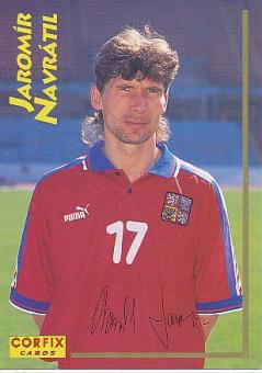 Jaromir Navratil  Tschechien  Fußball Autogrammkarte Druck signiert 