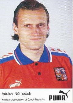 Vaclav Nemecek  Tschechien  Fußball Autogrammkarte 