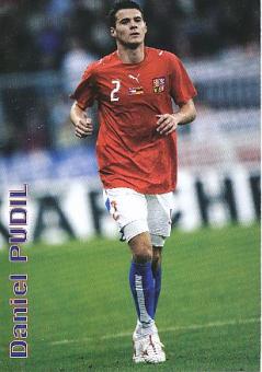 Daniel Pudil   Tschechien  Fußball Autogrammkarte 