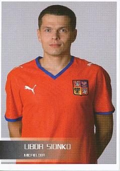 Libor Sionko  Tschechien  Fußball Autogrammkarte 