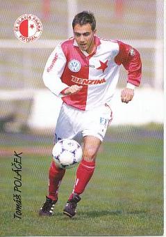 Tomas Polacek  SK Slavia Prag  Fußball Autogrammkarte 