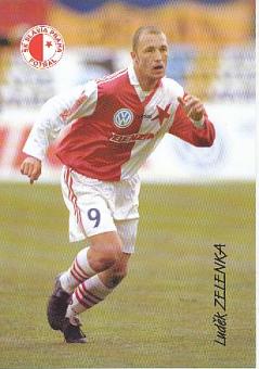Ludek Zelenka  SK Slavia Prag  Fußball Autogrammkarte 