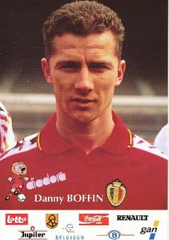 Danny Boffin  Belgien  Fußball Autogrammkarte 