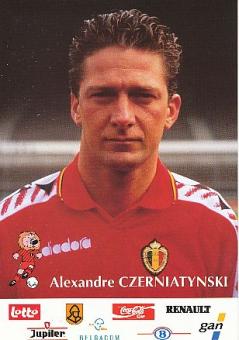 Alexandre Czerniatynski   Belgien  Fußball Autogrammkarte 
