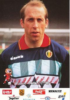 Danny Verlinden   Belgien  Fußball Autogrammkarte 