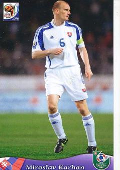 Miroslav Karhan   Slowakei  Fußball Autogrammkarte 