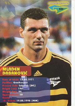 Mladen Drabanovic  Slowenien Fußball Autogrammkarte 