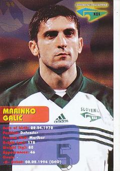 Marinko Galic  Slowenien Fußball Autogrammkarte 