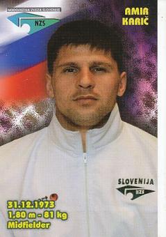 Amir Karic  Slowenien Fußball Autogrammkarte 
