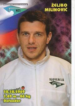 Zeljko Milinovic  Slowenien Fußball Autogrammkarte 