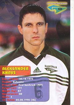 Aleksander Knavs  Slowenien Fußball Autogrammkarte 