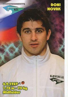 Doni Novak  Slowenien Fußball Autogrammkarte 
