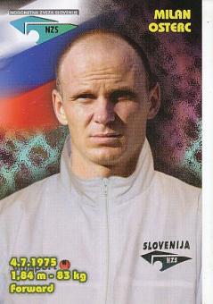 Milan Osterc  Slowenien Fußball Autogrammkarte 