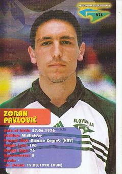 Zoran Pavlovic  Slowenien Fußball Autogrammkarte 