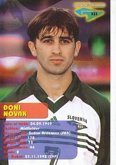 Doni Novak  Slowenien Fußball Autogrammkarte 