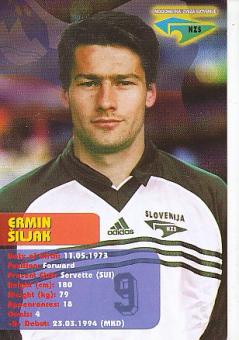 Ermin Siljak  Slowenien Fußball Autogrammkarte 