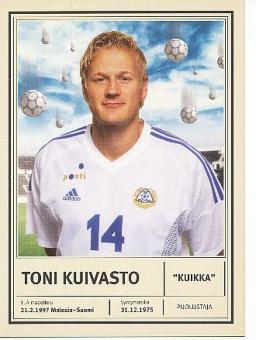 Toni Kuivasto  Finnland  Fußball Autogrammkarte 