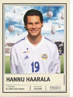 Hannu Haarala  Finnland  Fußball Autogrammkarte 