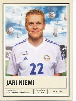 Jari Niemi  Finnland  Fußball Autogrammkarte 